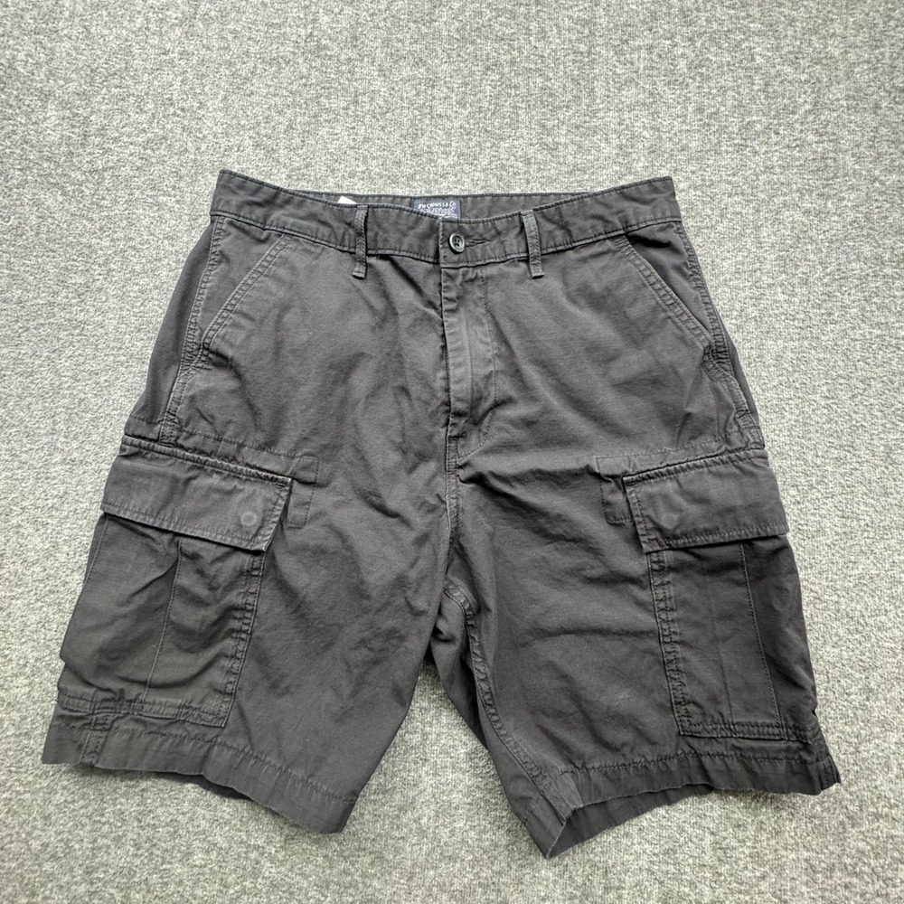 Levis Cargo Shorts Mens Sz 33 Black 9" Ripstop Military Hiking Outdoor